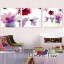 Modern Simple Style Home-super 3pcs 15mm Ply Waterproof Flower Wall Frameless Mural Painting Each Size 30*30cm