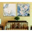 Modern Simple Style Home-super 4pcs 15mm Ply Waterproof Flower Wall Frameless Mural Painting Each Size 30*30cm