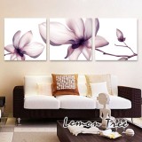 Wholesale - Modern Simple Style Home-super 3pcs 15mm Ply Waterproof Flower Wall Frameless Mural Painting Each Size 30*30cm