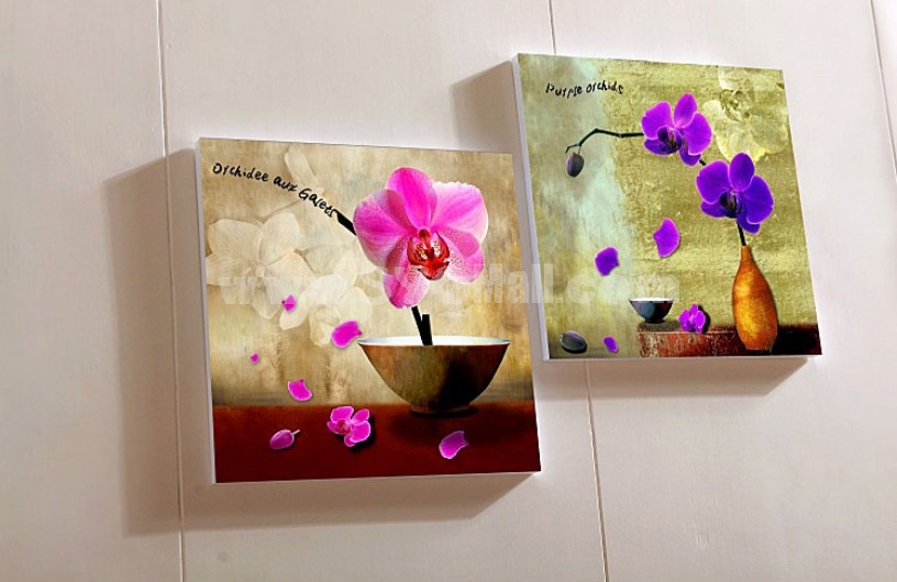 Modern Simple Style Home-super 2pcs 15mm Ply Waterproof Wall Frameless Mural Painting Each Size 30*30cm