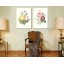 Modern Simple Style Home-super 2pcs 15mm Ply Waterproof Rose Wall Frameless Mural Painting Each Size 40*60cm