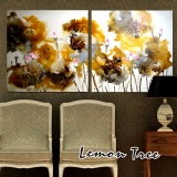 Wholesale - Modern Simple Style Home-super 2pcs 15mm Ply Waterproof Wall Frameless Mural Painting Each Size 30*30cm