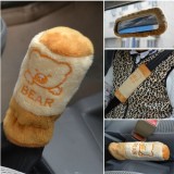Wholesale - ADORABLE Asian Bear Cushion Set - Emergency Brake, Gear Shift, Rearview Mirror, Seat Belt Cover 