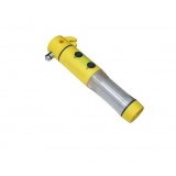 Wholesale - Yellow Multi-Purpose Emergency Car Hammer with Lamp