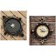 Vintage Iron Clock Pattern Family Artware 