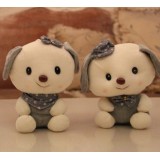 Wholesale - Lover Puppys Plush Toys Stuffed Animals Set 2Pcs 18cm/7Inch Tall