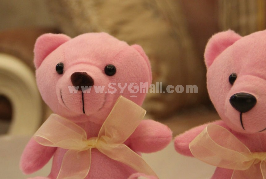 Cute Teddy Bear Plush Toys Set 2Pcs 18*12cm