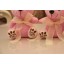 Cute Teddy Bear Plush Toys Set 2Pcs 18*12cm
