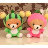 wholesale - Cute & Novel Bear Plush Toys Set 3Pcs 18*12cm