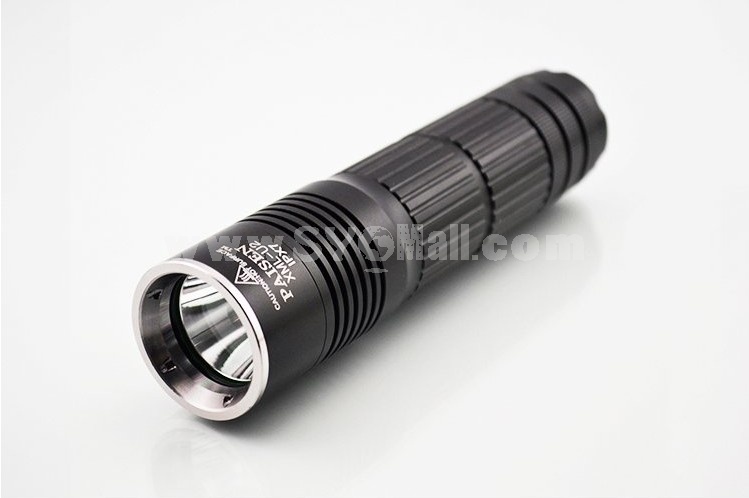 PAISEN CREE XML-U2 Rechargeable Fixed Focus Waterproof LED Glare Flashlight for Outdoors