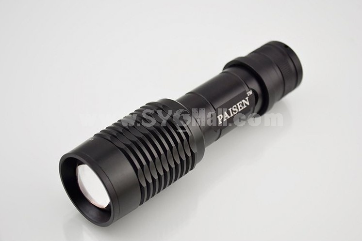 PAISEN CREE XML U2 Rechargeable Variable Focus Waterproof LED Glare Flashlight for Outdoors