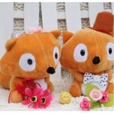 Wholesale - Wedding Bear Plush Toys Stuffed Animals Set 2Pcs 18cm/7Inch Tall