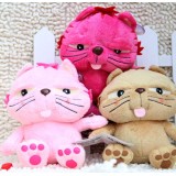 Wholesale - Tipsy Cat Plush Toys Stuffed Animals Set 2Pcs 18cm/7Inch Tall
