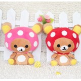 Wholesale - Dots Bear Plush Toys Stuffed Animals Set 2Pcs 18cm/7Inch Tall