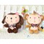 Lovely Couple Monkey Plush Toys Set 2Pcs 18*12cm