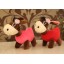 Lovely Donkey Plush Toys Set 2Pcs 18*12cm