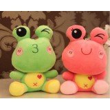 Wholesale - Frog Plush Toys Stuffed Animals Set 2Pcs 18cm/7Inch Tall