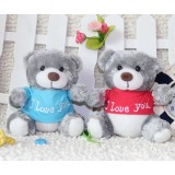 Wholesale - Bear Plush Toys Stuffed Animals Set 2Pcs 18cm/7Inch Tall
