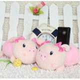 wholesale - Cartoon Pink Pig Plush Cellphone Holder 18*12CM