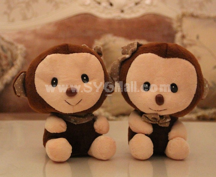 Lovely Monkey 12s Record Function Plush Toy 18*13cm 2PCs