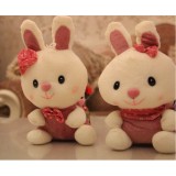 Wholesale - Cute & Novel Rabbit 12s Voice Recording Plush Toy 18*13cm 2PCs