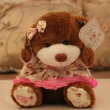 Wholesale - Cute & Novel Teddy Bear 12s Voice Recording Plush Toy 18*13cm