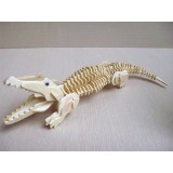 Wholesale - Cute & Novel DIY 3D Wooden Jigsaw Puzzle Model - Crocodile