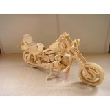Wholesale - Cute & Novel DIY 3D Wooden Jigsaw Puzzle Model - Harley Motorcycle