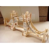 Wholesale - Cute & Novel DIY 3D Wooden Jigsaw Puzzle Model - London Tower Bridge