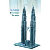 Wholesale - Cute & Novel DIY 3D Jigsaw Puzzle Model - Twin Towers