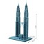 Creative DIY 3D Jigsaw Puzzle Model - Twin Towers