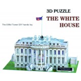 Wholesale - Cute & Novel DIY 3D Jigsaw Puzzle Model - White House