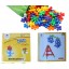 150 pcs Plum Blossom Shaped Plastic Building Block Educational Toy Children's Gift