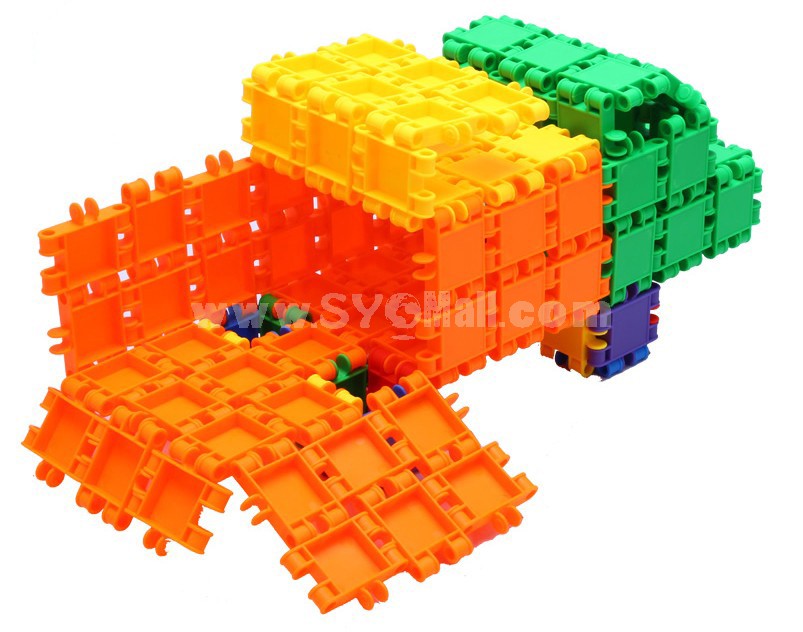 180 pcs Quadratic Plastic Inserting Toy Educational Toy Children's Gift