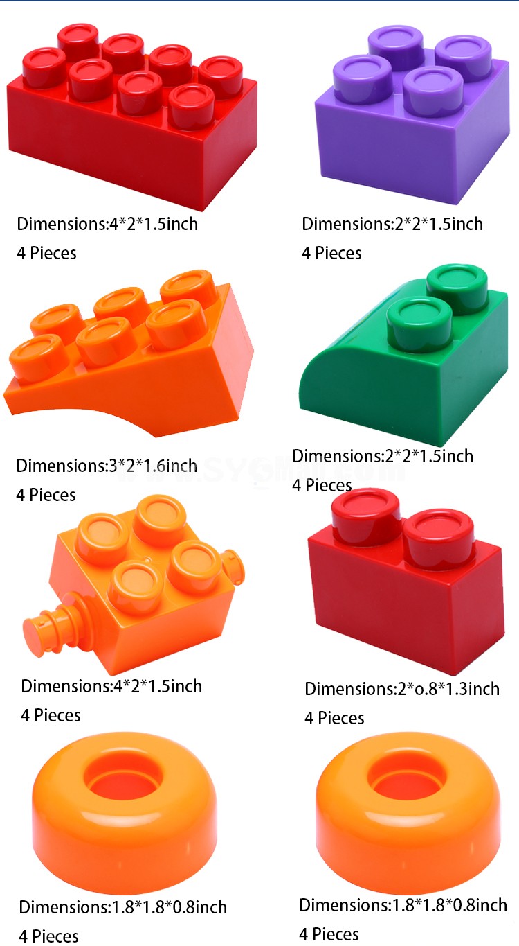 36 pcs Block Inserting Toy Educational Toy Children's Gift