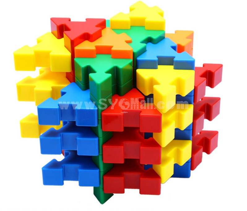 320 pcs Plastic Jigsaw Building Block Inserting Toy Educational Toy Children's Gift
