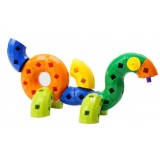 Wholesale - 120 pcs Plastic Bendable Pipes Building Blocks Toy