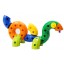 120 pcs Plastic  Bent Tube Inserting Toy Educational Toy Children's Gift