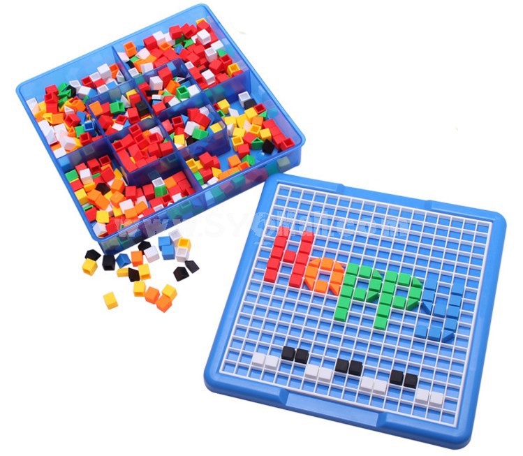490 pcs Grid Jigsaw Toy Educational Toy Children's Gift