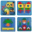 490 pcs Grid Jigsaw Toy Educational Toy Children's Gift