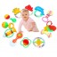 Pompon Rattle Twelve-piece Set Feeding-bottle Contained Educational Toy Children's Gift