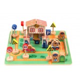 Wholesale - Gas Station 3D Wooden Puzzle Jigsaw