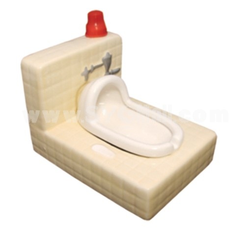 Squatting Ceramic Toilet Ashtray