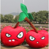 Wholesale - Plants vs Zombies Series Plush Toy - Twin Cherry Bomb 24CM (Medium Size)