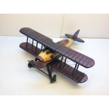 Wholesale - Handmade Wooden Home Decorative Novel Vintage Biplane Model 