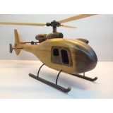 Wholesale - Handmade Wooden Home Decorative Novel Vintage Helicopter Model 