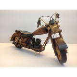 Wholesale - Handmade Wooden Home Decorative Novel Vintage Motorbike Model 