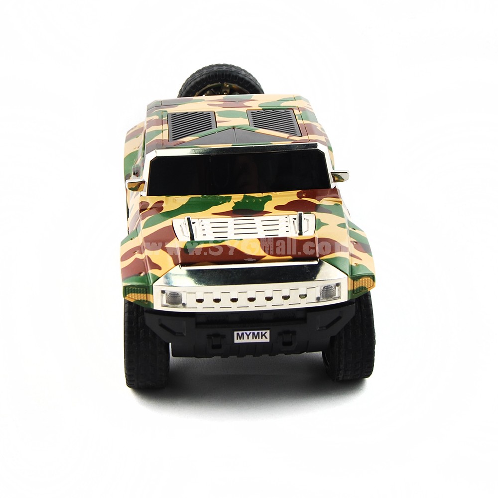 Car Speaker Hummer Shape with FM Radio and LED Display, Supports MicroSD Card, High Quality Bass