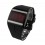 Digital Mens Red LED Light Sport Wrist Watch