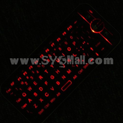 iPazzPort 2.4GHz Mini Wireless Fly Air Mouse Keyboard with IR Remote